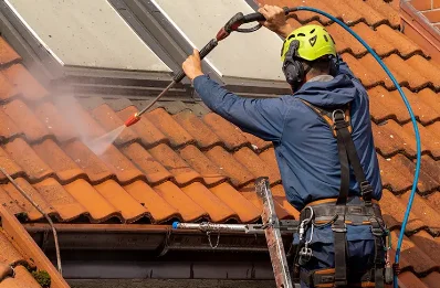 Démoussage et hydrofuge de toiture à Parville